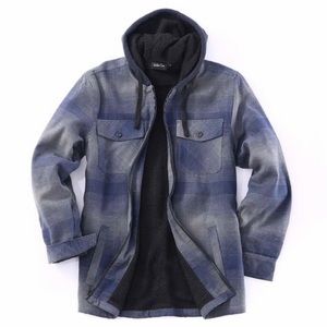 - Flannel fleece lined hoodie size XL with side pockets